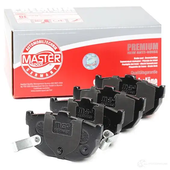 Тормозные колодки, комплект MASTER-SPORT MQ 53LV 13046131702nsetms 2714121 изображение 1
