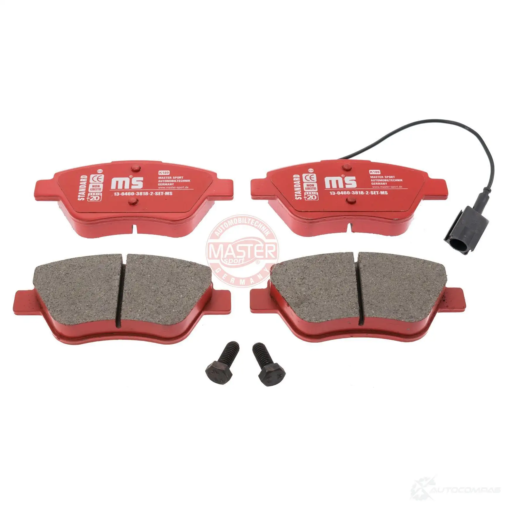 Тормозные колодки, комплект MASTER-SPORT V 9HEE99 2713586 13046038182setms - Изображение 1