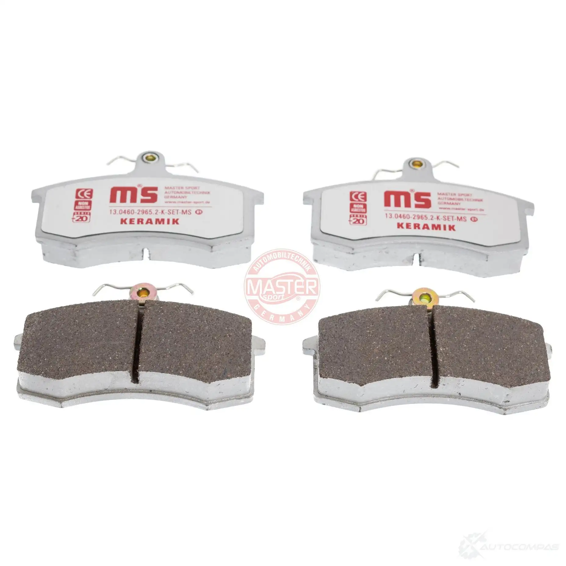 Тормозные колодки, комплект MASTER-SPORT F2QX II 13046029652csetms 2713536 - Изображение 1