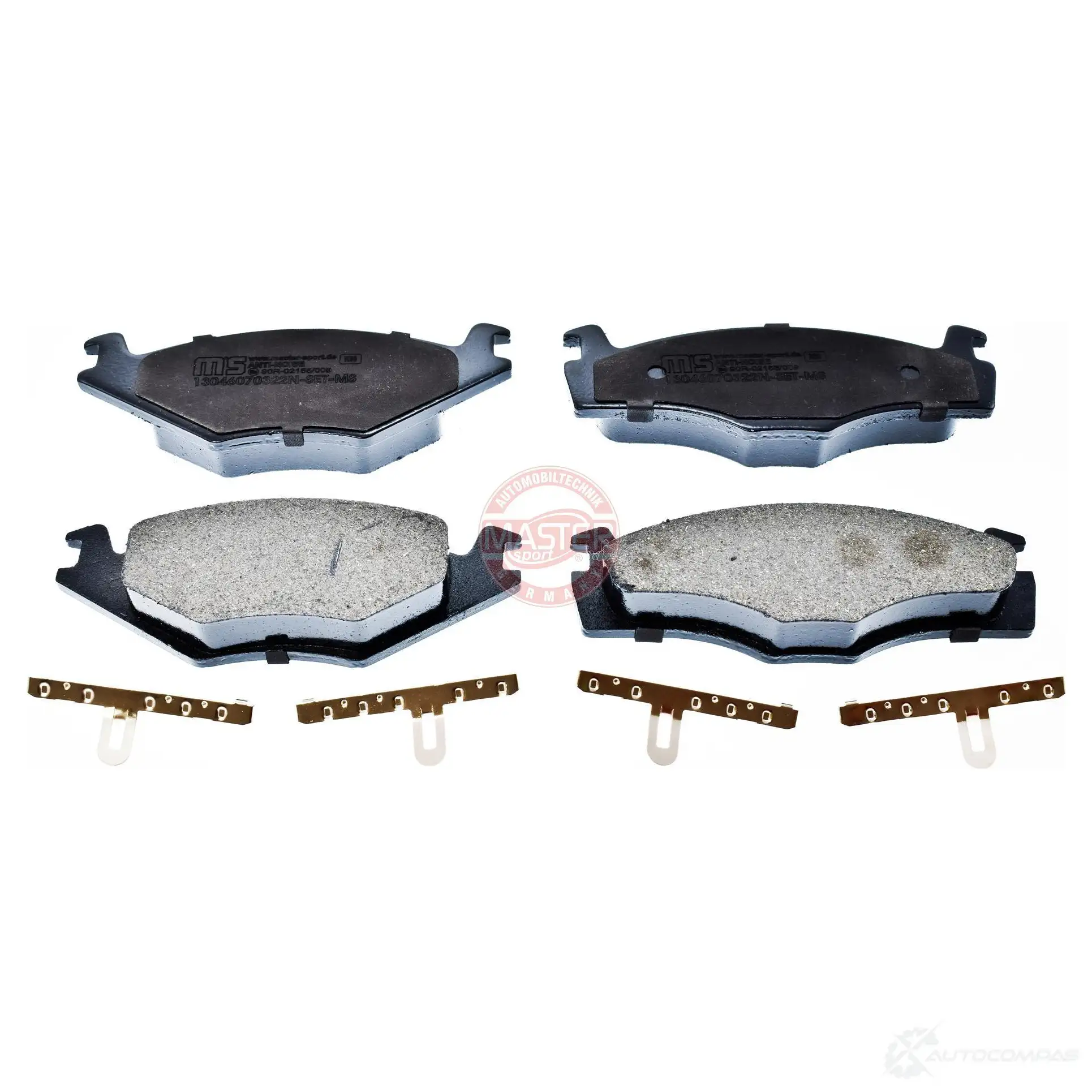 Тормозные колодки, комплект MASTER-SPORT D5D 4B 13046070322nsetms 2713904 - Изображение 1