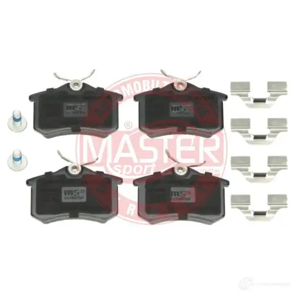 Тормозные колодки, комплект MASTER-SPORT 1437644064 X GFW8T 13046027532nsetms - Изображение 1