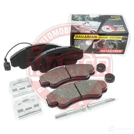 Тормозные колодки, комплект MASTER-SPORT 1424862369 k6049792 4 YPGLJT - Изображение 1
