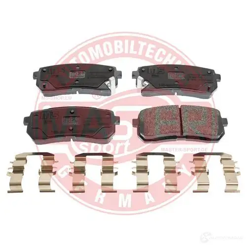 Тормозные колодки, комплект MASTER-SPORT 2713783 13046057712nsetms V8A8 S5C изображение 1