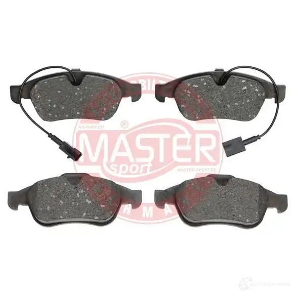 Тормозные колодки, комплект MASTER-SPORT 1437575556 K66 UE 13046072732nsetms - Изображение 1