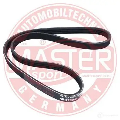 Приводной ремень, поликлиновой MASTER-SPORT 4pk790pcsms 2720410 Q9 LFYL изображение 1