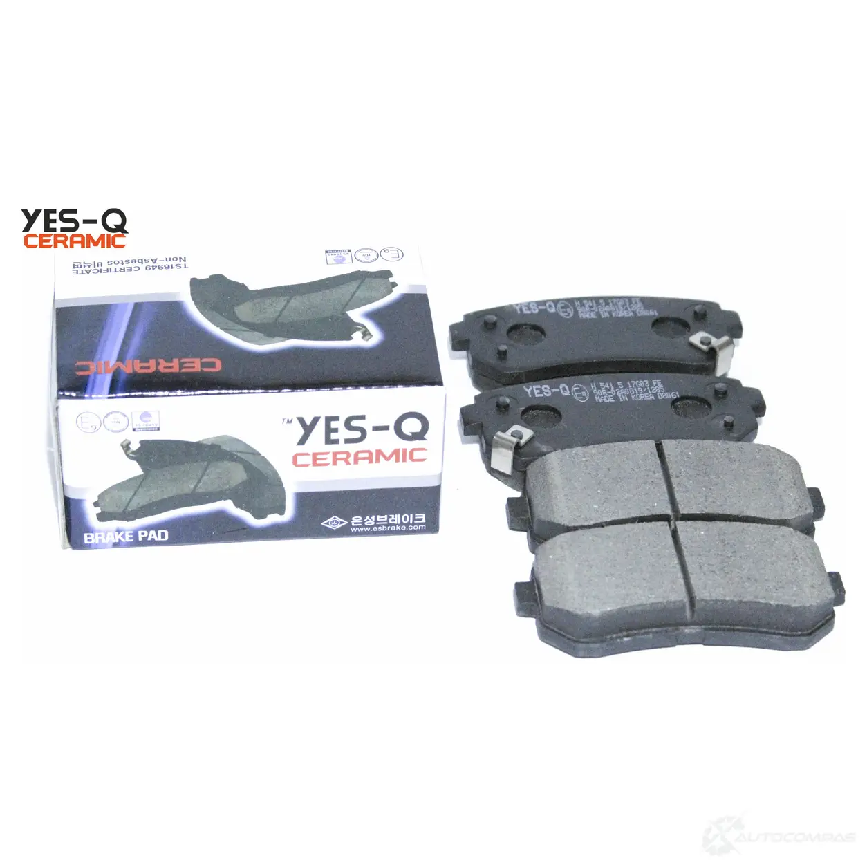 Колодка дискового тормоза зад YES-Q 1440261545 JKXI 91N ESD8061 - Изображение 1