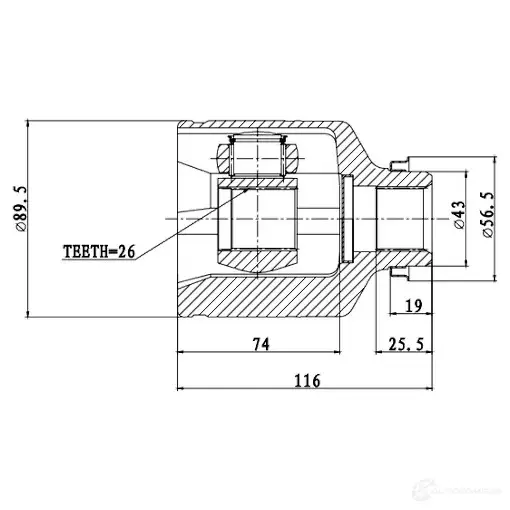 Внутренний шрус ZIKMAR N W4ZDJ z88967r 1425581714