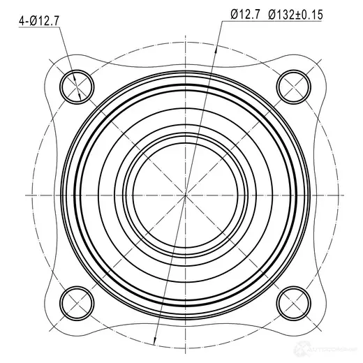 Ступица колеса ZIKMAR DAHRN H 1425583721 z89442r изображение 1