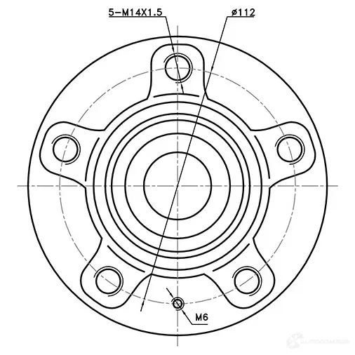 Ступица колеса ZIKMAR z89380r 1425584012 TQHI AL изображение 4