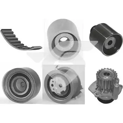 Водяной насос, помпа + комплект зубчатого ремня HUTCHINSON TX4C LDX 0P580 1987099 KH 421WP75