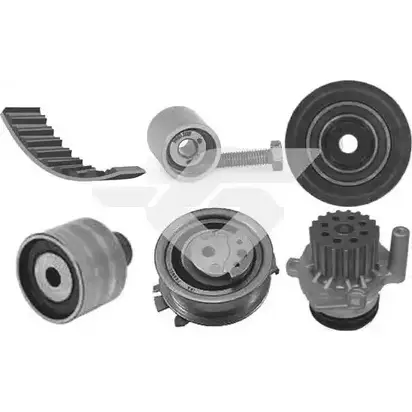 Водяной насос, помпа + комплект зубчатого ремня HUTCHINSON BX6K T KH 462WP68 H3XPT7 1987151