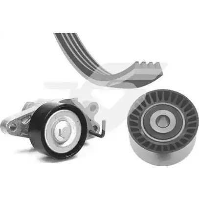 Поликлиновой ременный комплект HUTCHINSON 5Z 267 D6T0BYA 1987324 KHV 123
