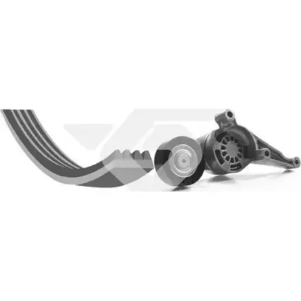 Поликлиновой ременный комплект HUTCHINSON TG72AP KHV 170 1NO P7 1987357 изображение 0