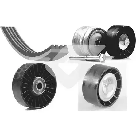 Поликлиновой ременный комплект HUTCHINSON RM9T AKF 1987398 KHV 212 4ABM83F