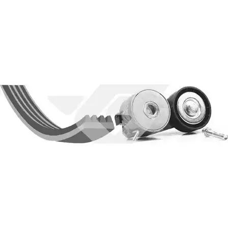 Поликлиновой ременный комплект HUTCHINSON DKI1OZY KHV 57 BIP6K 2G 1987433