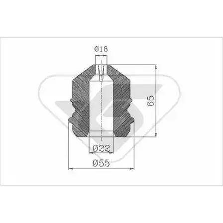 Пылезащитный комплект, амортизатор HUTCHINSON OHY9I 1987548 KP090 KZSF TN