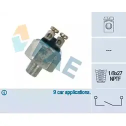 Выключатель стоп сигнала FAE 20010 1989110 8435050601754 VXE J7F