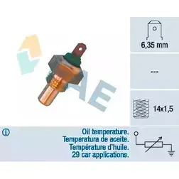 Датчик температуры масла FAE ZRK BM NGJO5Q 1989399 31700