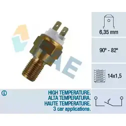 Датчик включения вентилятора радиатора FAE GU72SIO SUXCM D 36300 1989894 изображение 0