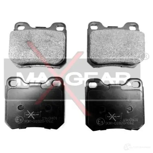 Тормозные колодки, комплект MAXGEAR 190401 2835546 A E2H53F изображение 0