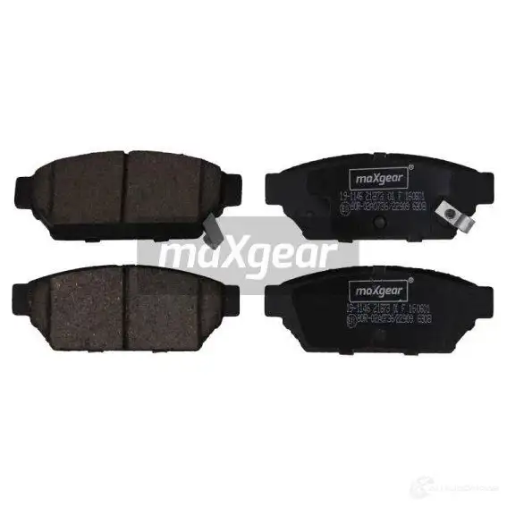 Тормозные колодки, комплект MAXGEAR 191146 2836692 9EEDZ7 1