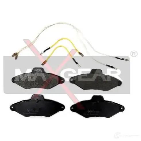 Тормозные колодки, комплект MAXGEAR G ZADI 190559 2835700