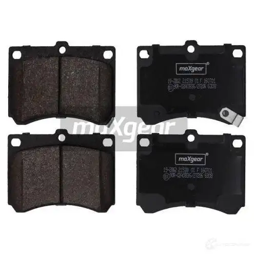 Тормозные колодки, комплект MAXGEAR 192862 8K4IN B 2838939