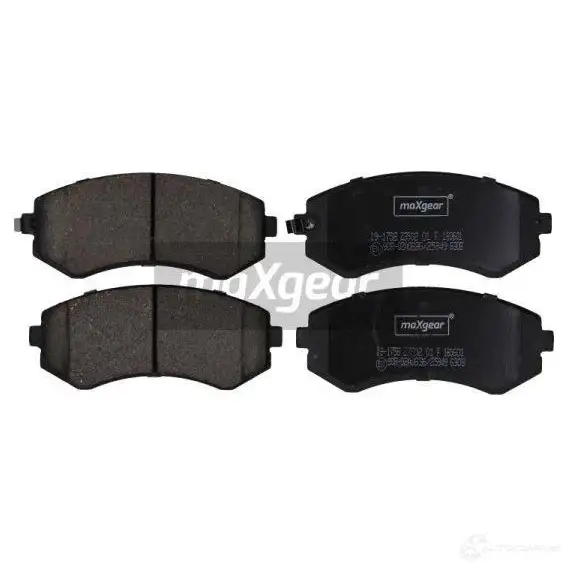 Тормозные колодки, комплект MAXGEAR 191758 ZLSWA F 2837216