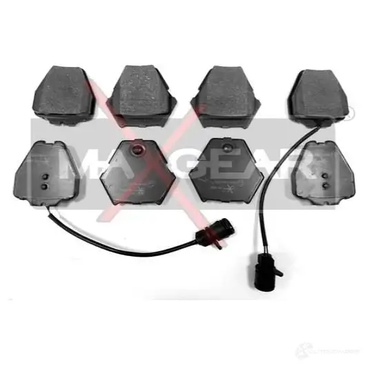 Тормозные колодки, комплект MAXGEAR UT3K N 190409 2835554