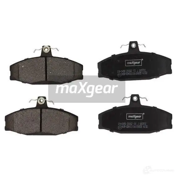 Тормозные колодки, комплект MAXGEAR 2835633 190490 9 QO1H