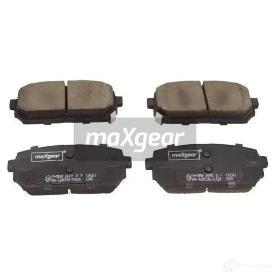 Тормозные колодки, комплект MAXGEAR 192990 7C0QM O 1228277849 изображение 0