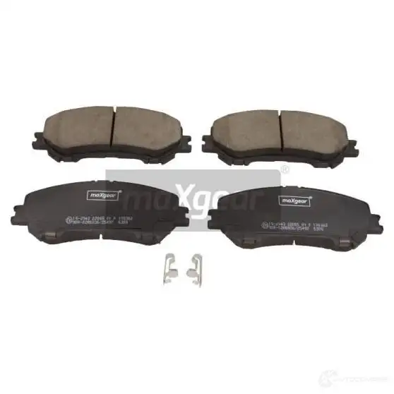 Тормозные колодки, комплект MAXGEAR V5LGD8 Z 192943 1228277303 изображение 0