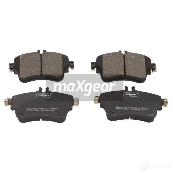 Тормозные колодки, комплект MAXGEAR 193031 U 4H0RZ 1228278125