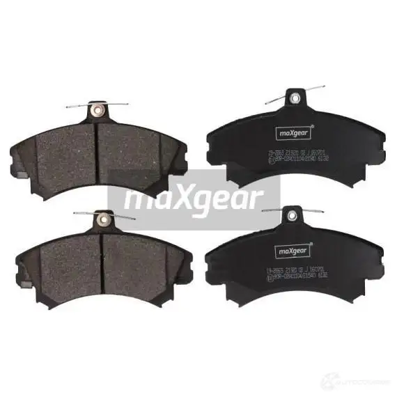 Тормозные колодки, комплект MAXGEAR 2838940 192863 65OH N35