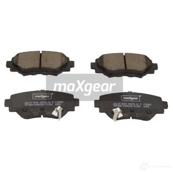 Тормозные колодки, комплект MAXGEAR 193049 LYM9C VC 1228278277