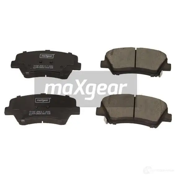 Тормозные колодки, комплект MAXGEAR ZQ TR2Y 2839001 192927 изображение 0