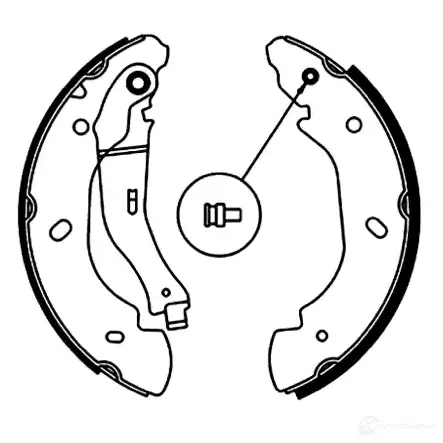 Барабанные тормозные колодки, комплект MAXGEAR 2835352 190133 MGF23 09 U27RSVT