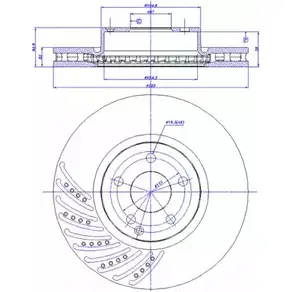 Тормозной диск CAR 1993496 142.1437 ref. IB: MD 45 1V ref. RD: 3628
