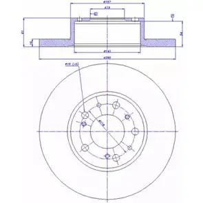 Тормозной диск CAR ref. IB: FT 07 1P 1993834 ref. RD: 172 142.177 изображение 0