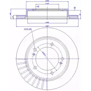 Тормозной диск CAR ref. IB: SZ 10 1V 1994549 142.971 ref. RD: 3477