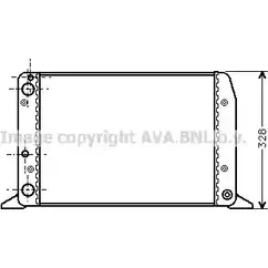 Радиатор охлаждения двигателя AVA QUALITY COOLING AI2028 2017698 H7CTGS BV01 7MH