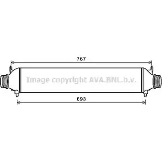Интеркулер AVA QUALITY COOLING 0 WZQV AI4400 2017895 4045385216314