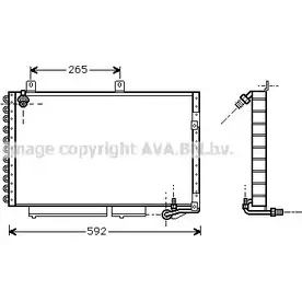 Радиатор кондиционера AVA QUALITY COOLING 2017916 I 0J1Q5T 5A6EQ AI5184
