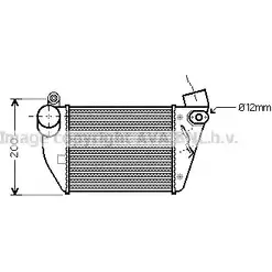 Интеркулер AVA QUALITY COOLING AIA4224 4045385196968 2018024 D8 DS0K изображение 0