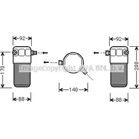 Осушитель кондиционера AVA QUALITY COOLING 4045385158751 2018081 R3SUE 6 AID303 изображение 0