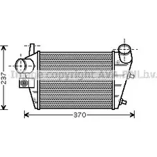 Интеркулер AVA QUALITY COOLING 7MT70 S42 MBLL AL4085 2018225