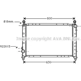 Радиатор охлаждения двигателя AVA QUALITY COOLING 2018301 4045385095155 ALA2076 PV OR7P