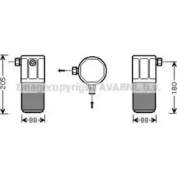 Осушитель кондиционера AVA QUALITY COOLING D CBMHN4 ALD100 2018328 0G95GH изображение 0