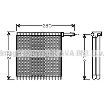 Испаритель кондиционера AVA QUALITY COOLING HPYO 7F 2018598 3NGL3 AUV196 изображение 0