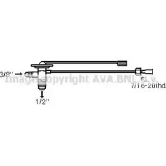 Расширительный клапан кондиционера AVA QUALITY COOLING 2018629 BW1544 4045385212866 2JJ93 Y изображение 0